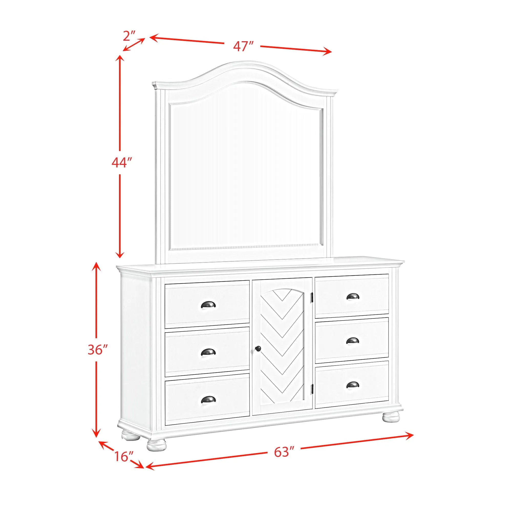 Piper Dresser & Mirror