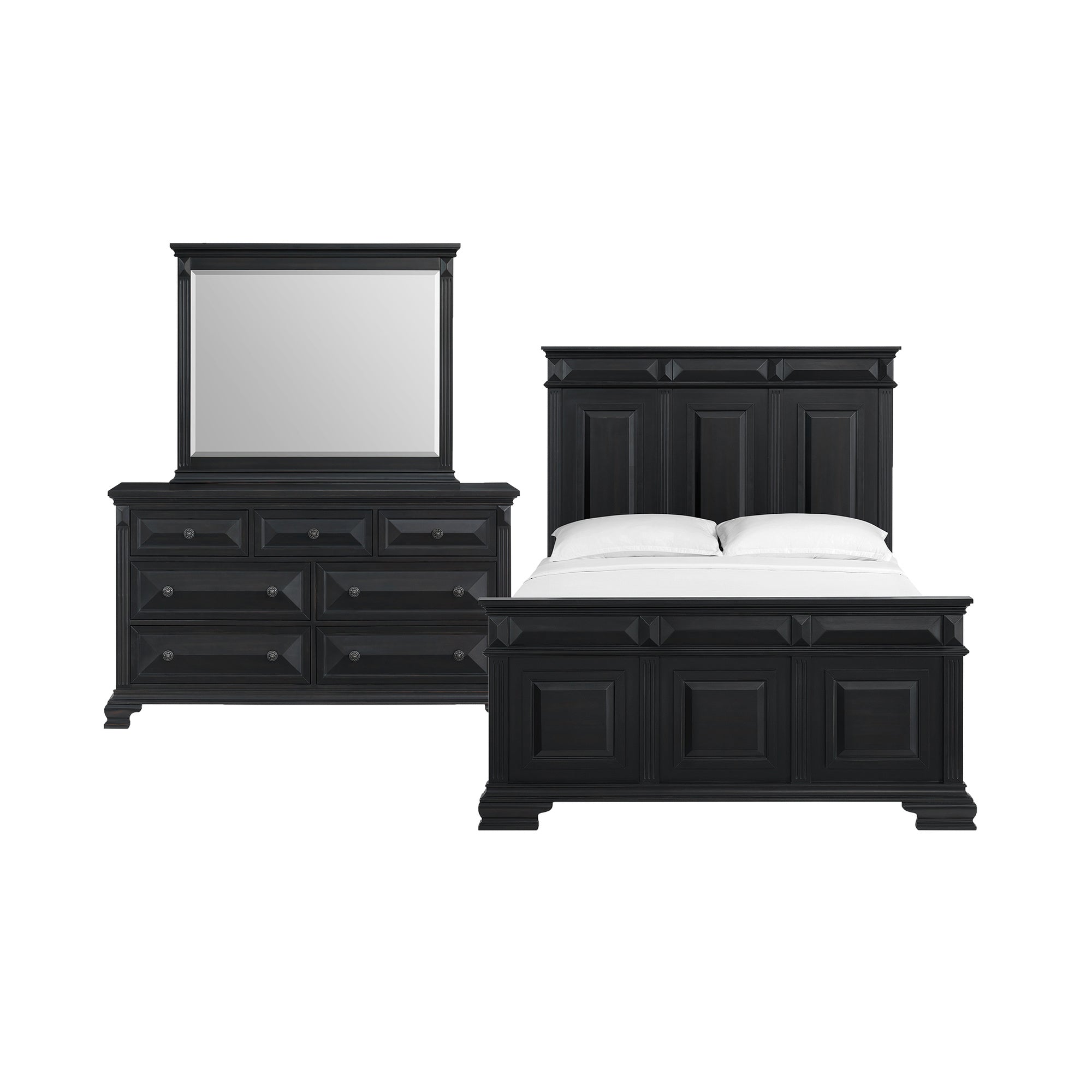 Bridgestone Black 3-Piece Bedroom Set