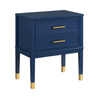 Bruno Navy Nightstand