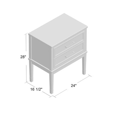Bruno Navy Nightstand
