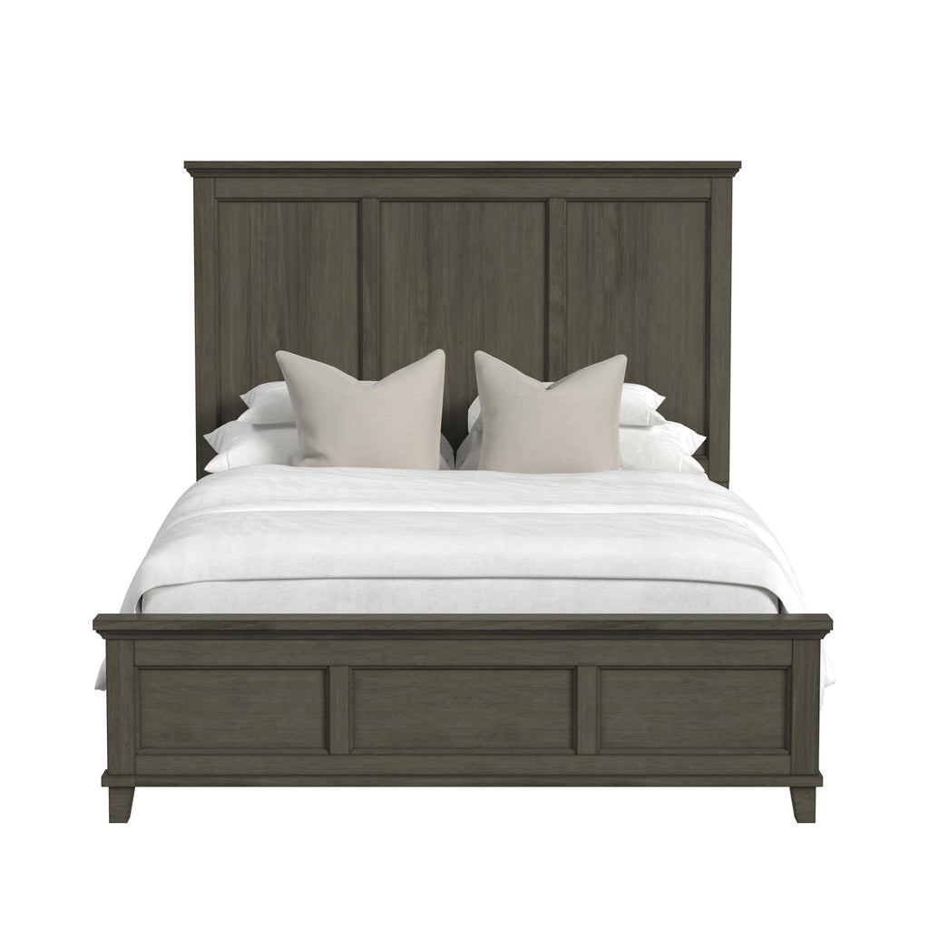 Canterbury Gray Panel Bed