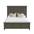 Canterbury Gray Panel Bed