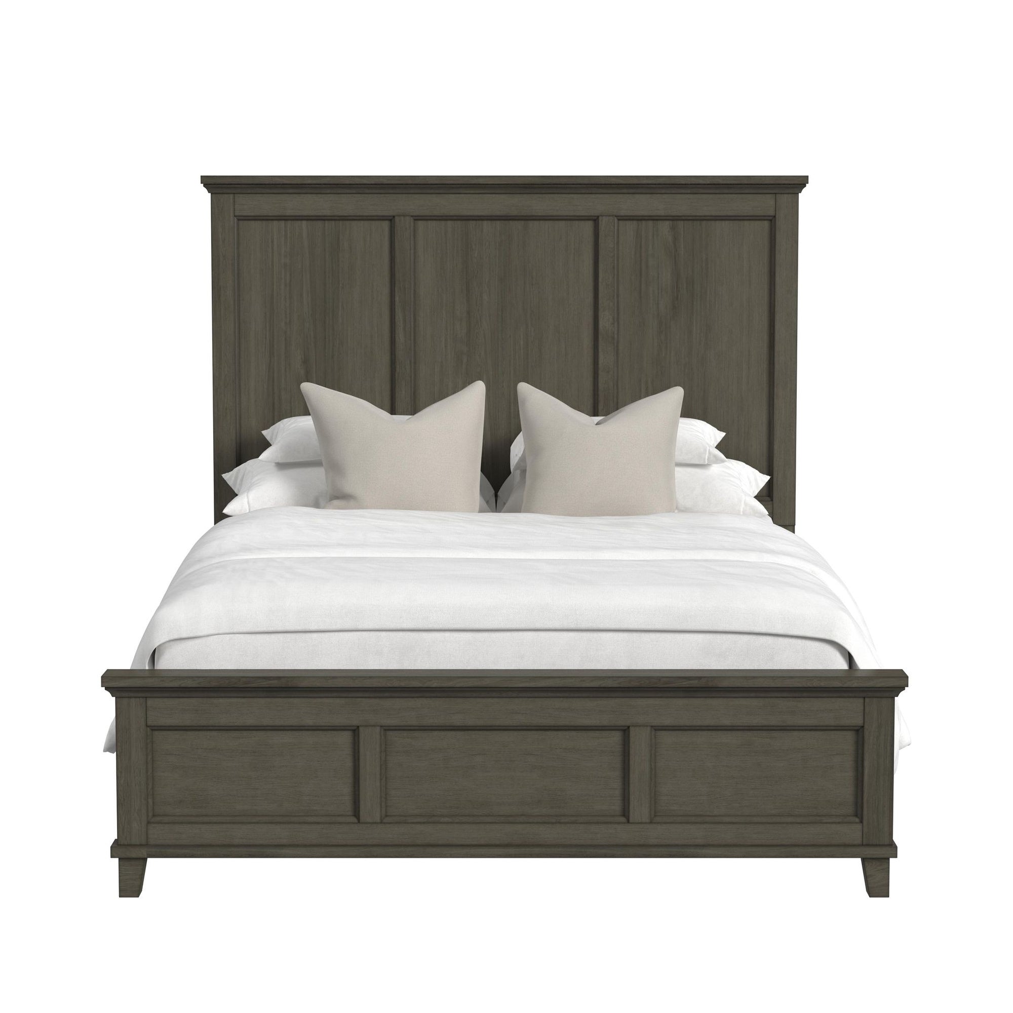 Canterbury Gray Panel Bed