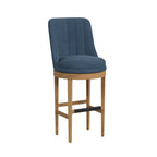 Carmen Blue Swivel Bar Stool