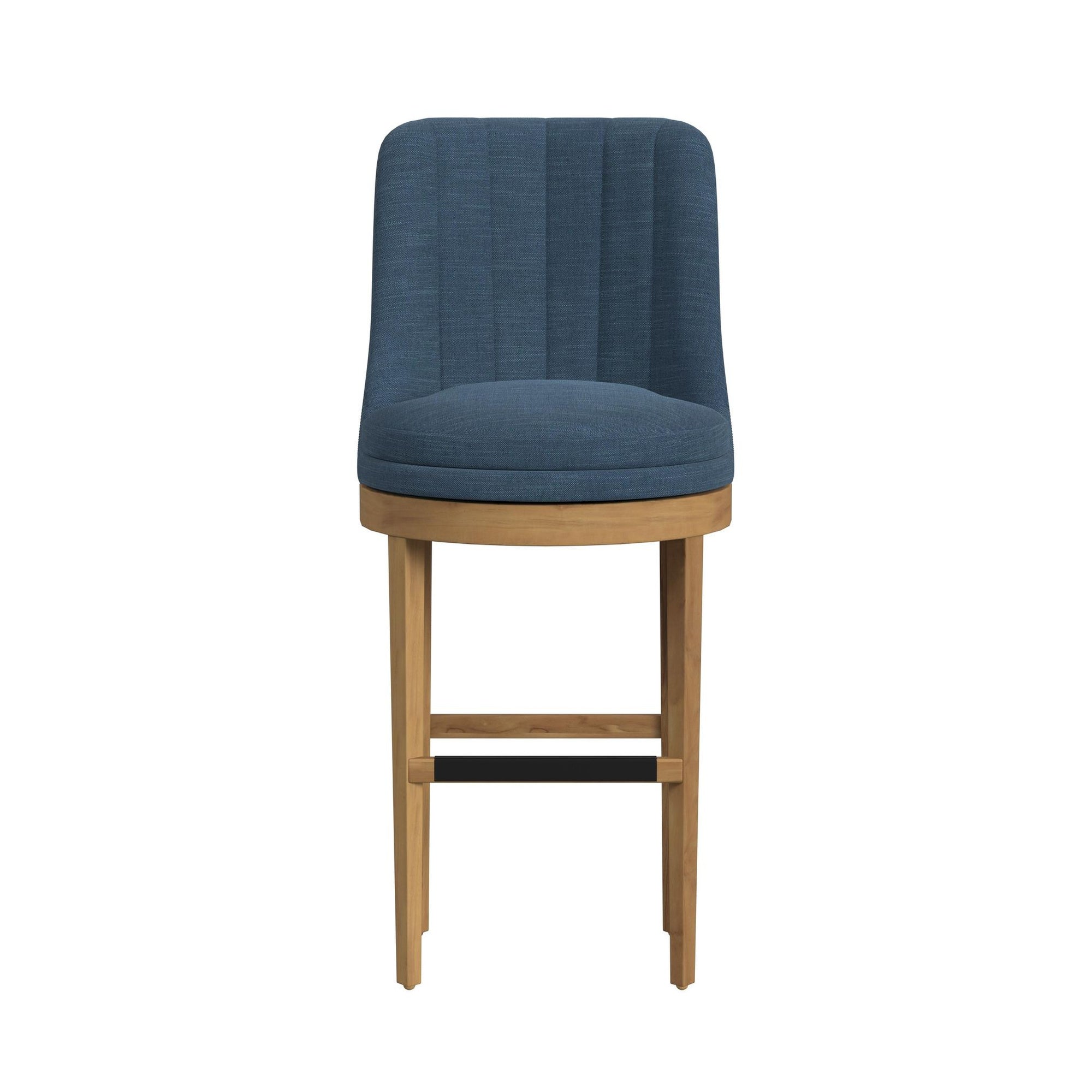 Carmen Blue Swivel Bar Stool