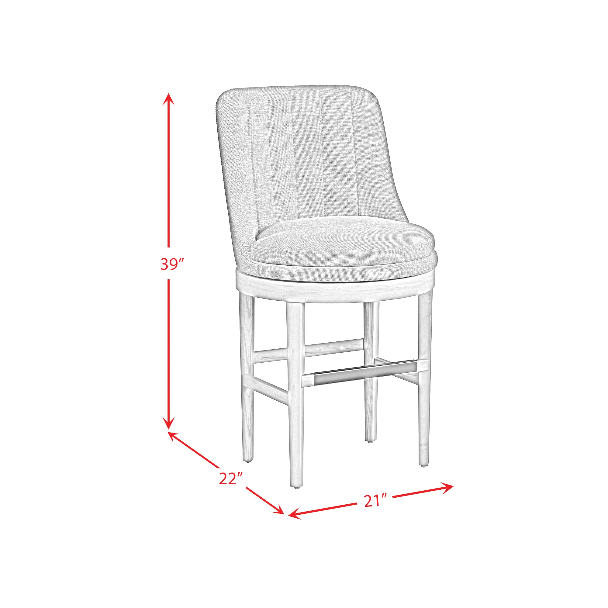 Carmen Swivel Bar Stool