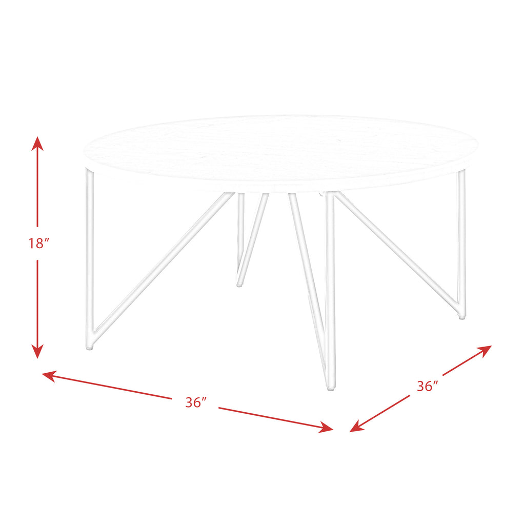 Cedric Marble Coffee Table