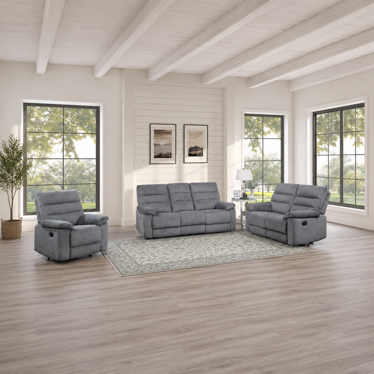 Cozy Manual Reclining Loveseat