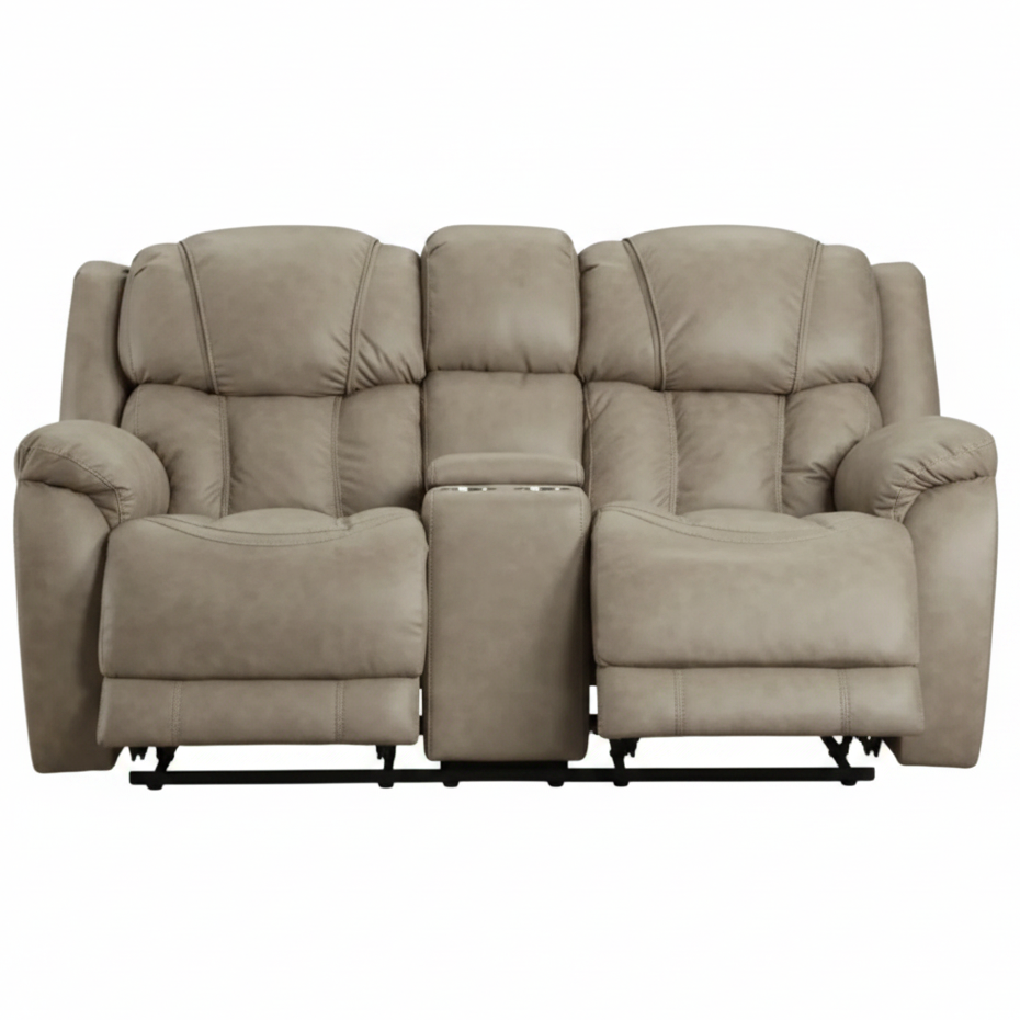 Hugo Power Reclining Console Loveseat