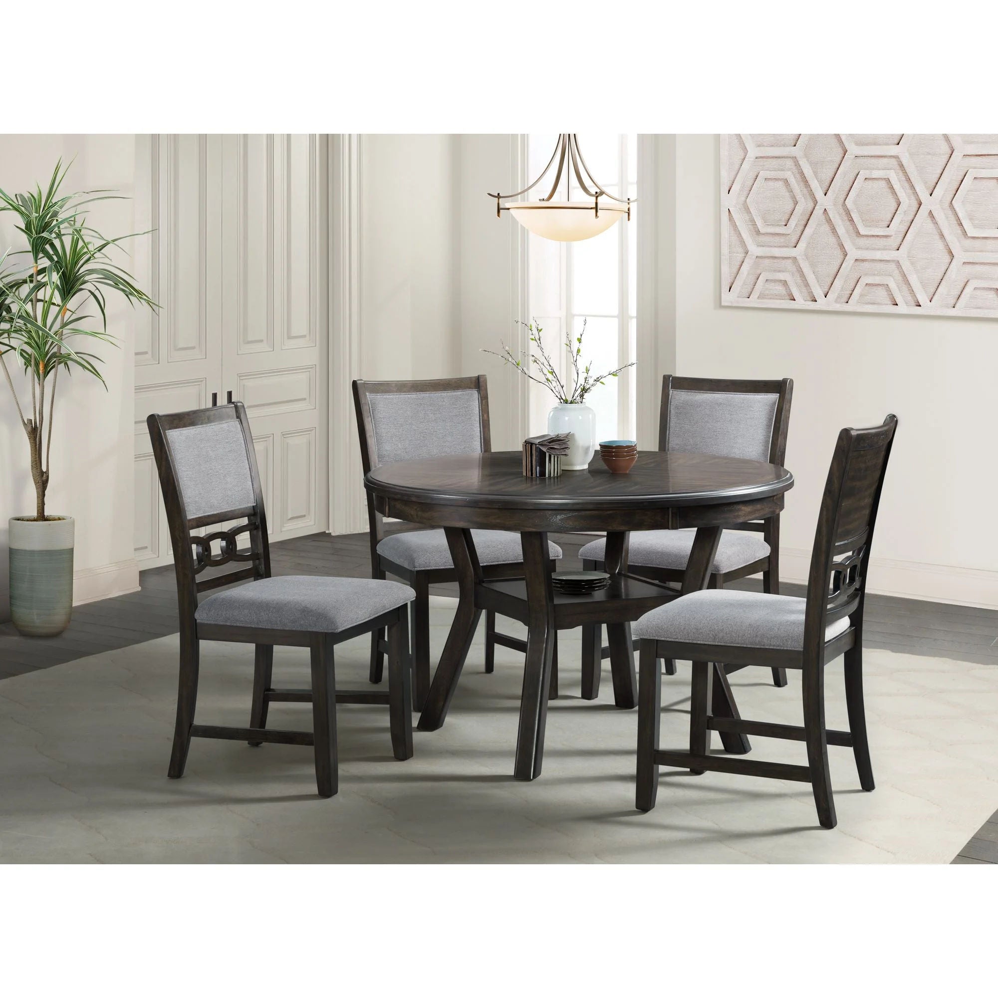 Amherst Standard Height 5PC Dining Set- Dark