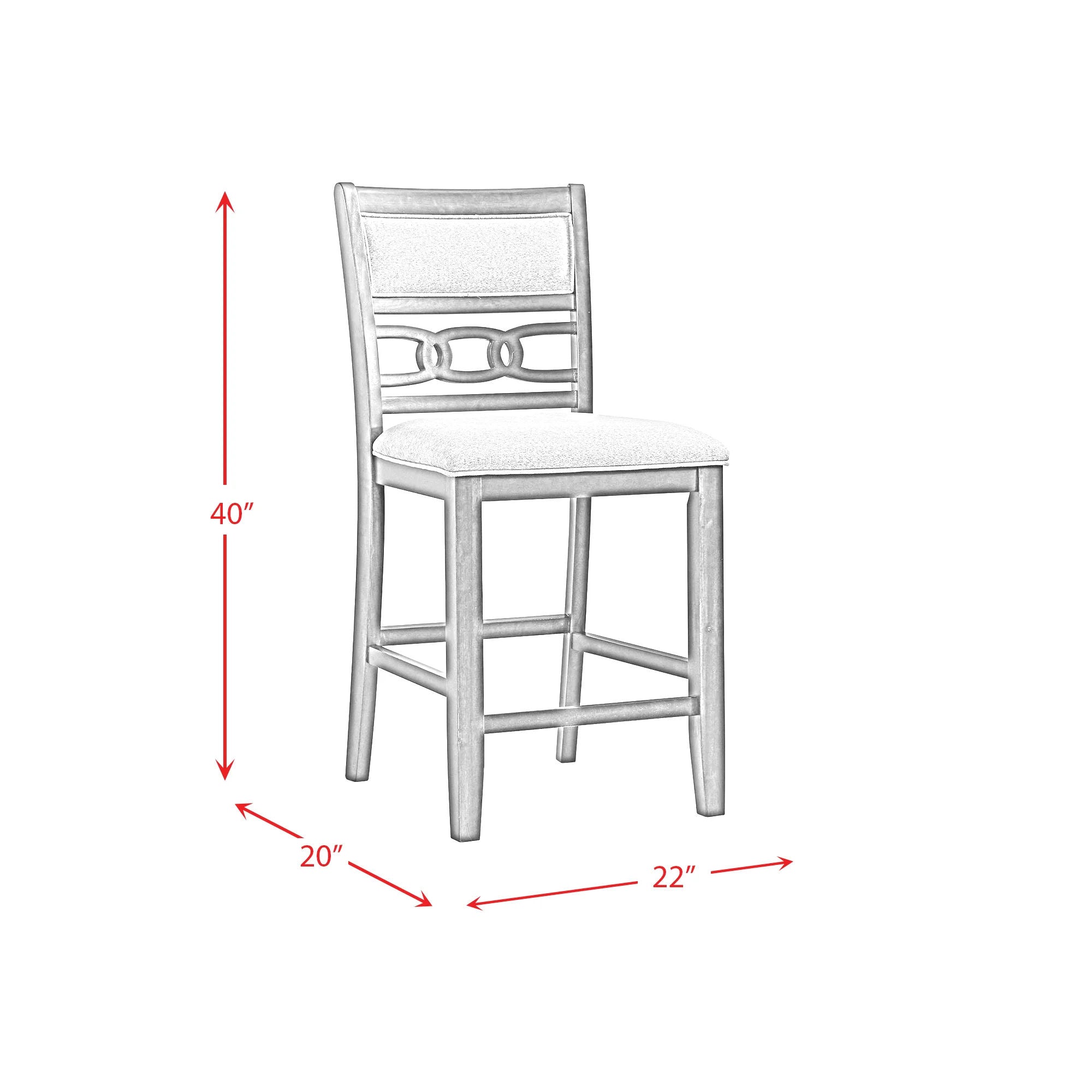Amherst Counter Height 5PC Dining Set