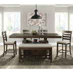 Timber 6-Piece Counter Height Dining Set