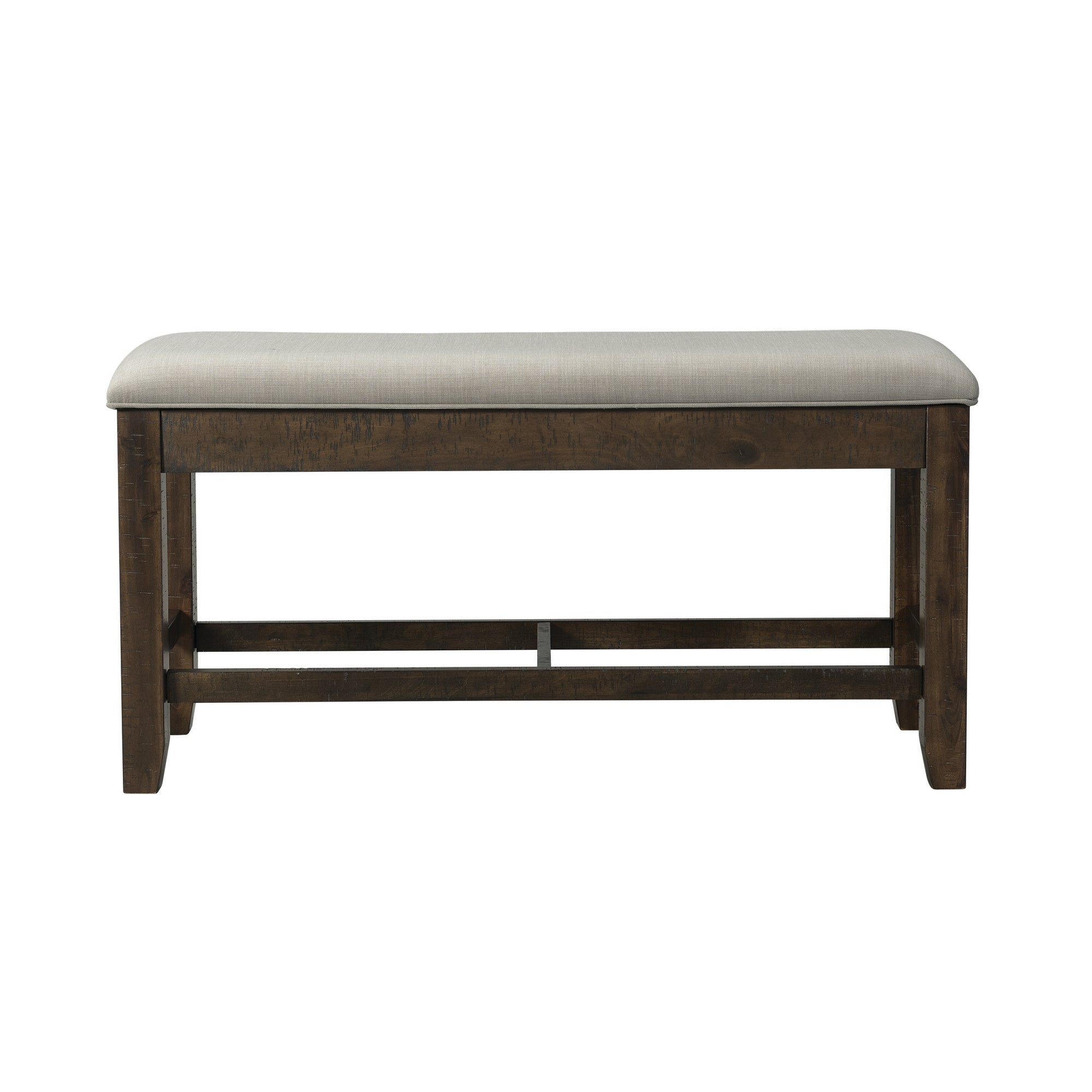 Timber Counter Height Dining Bench with Storage