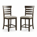 Timber Counter Height Dining Chairs (Set of 2)