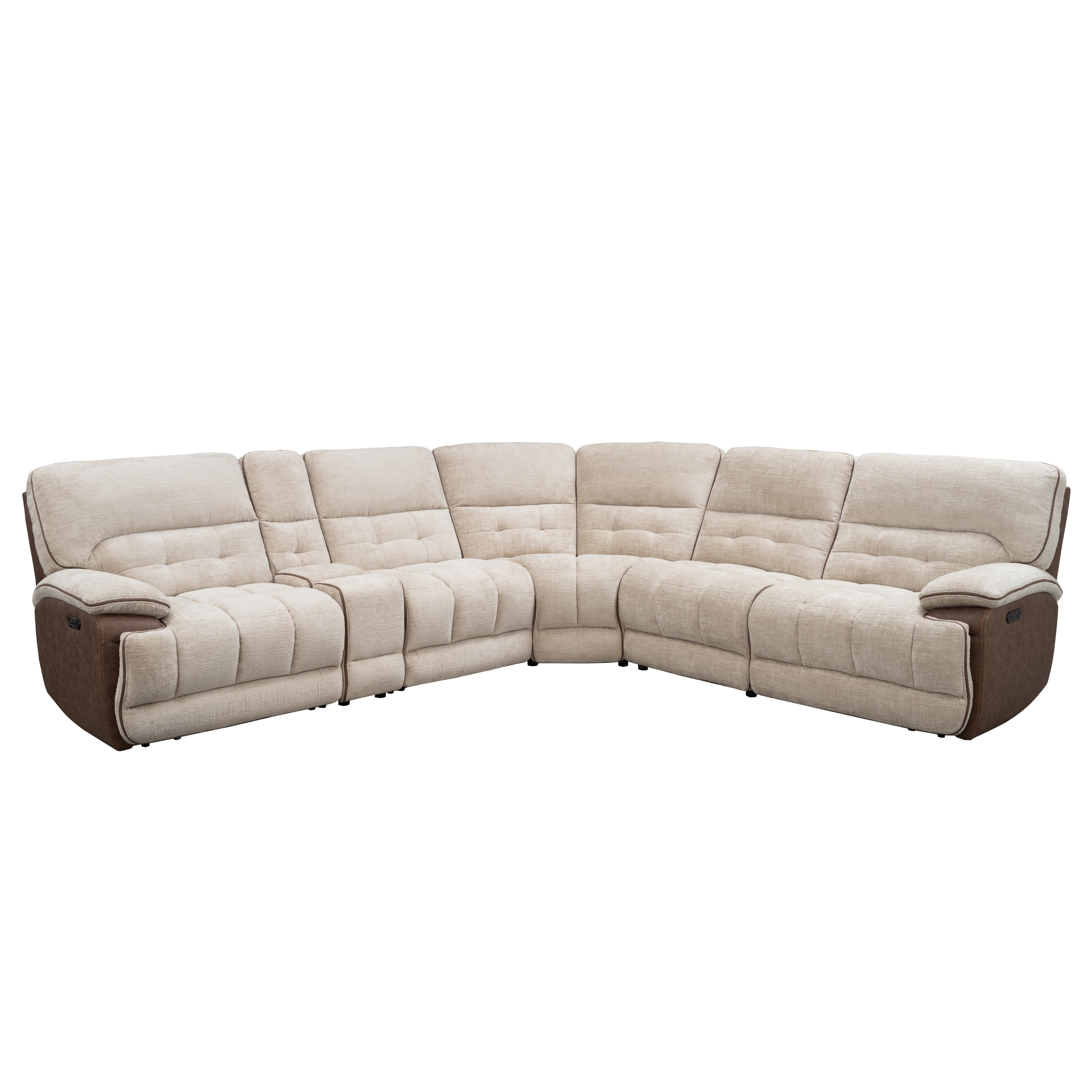 Aspen 6-Piece Power Reclining Sectional