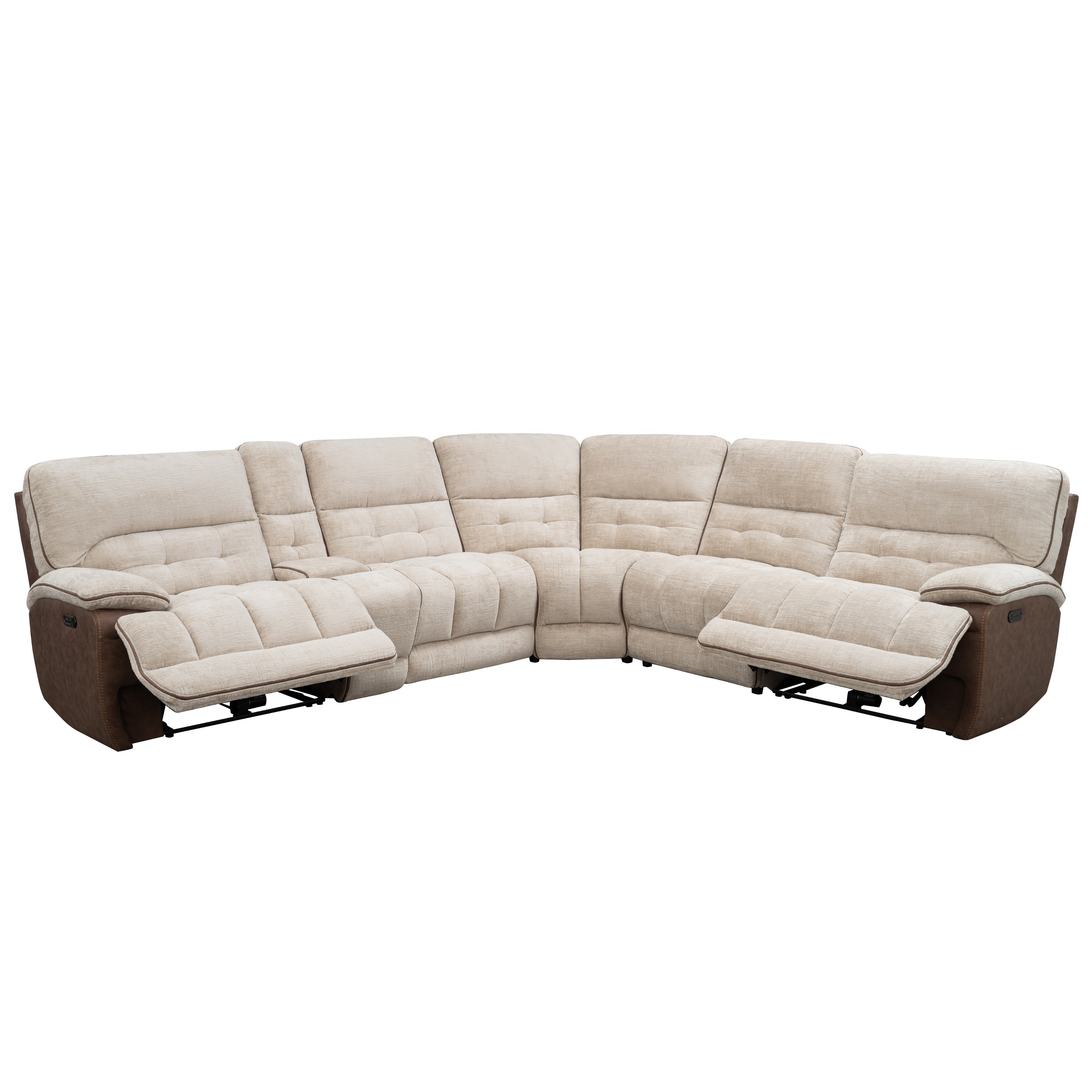 Aspen 6-Piece Power Reclining Sectional
