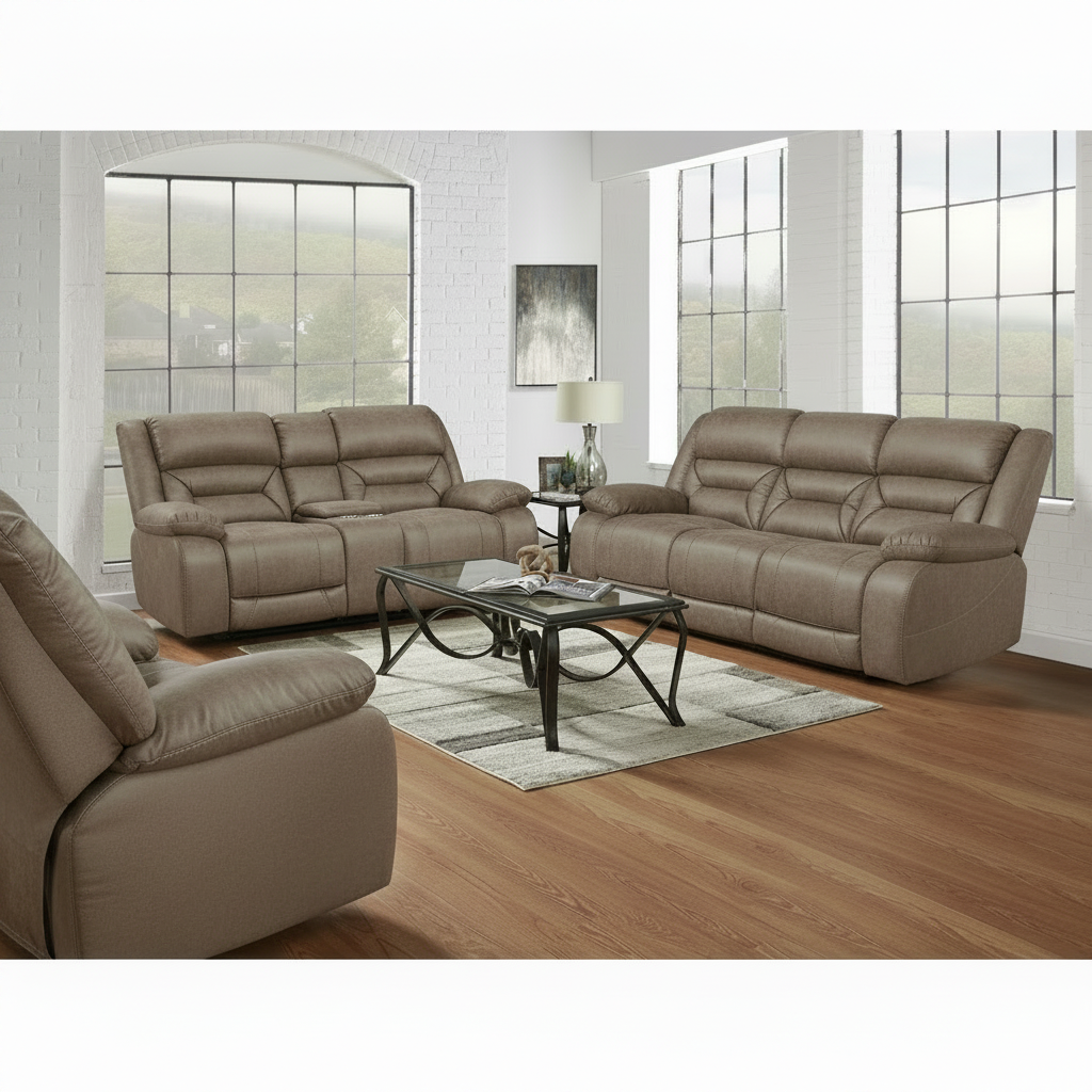 Bennett Reclining Console Loveseat