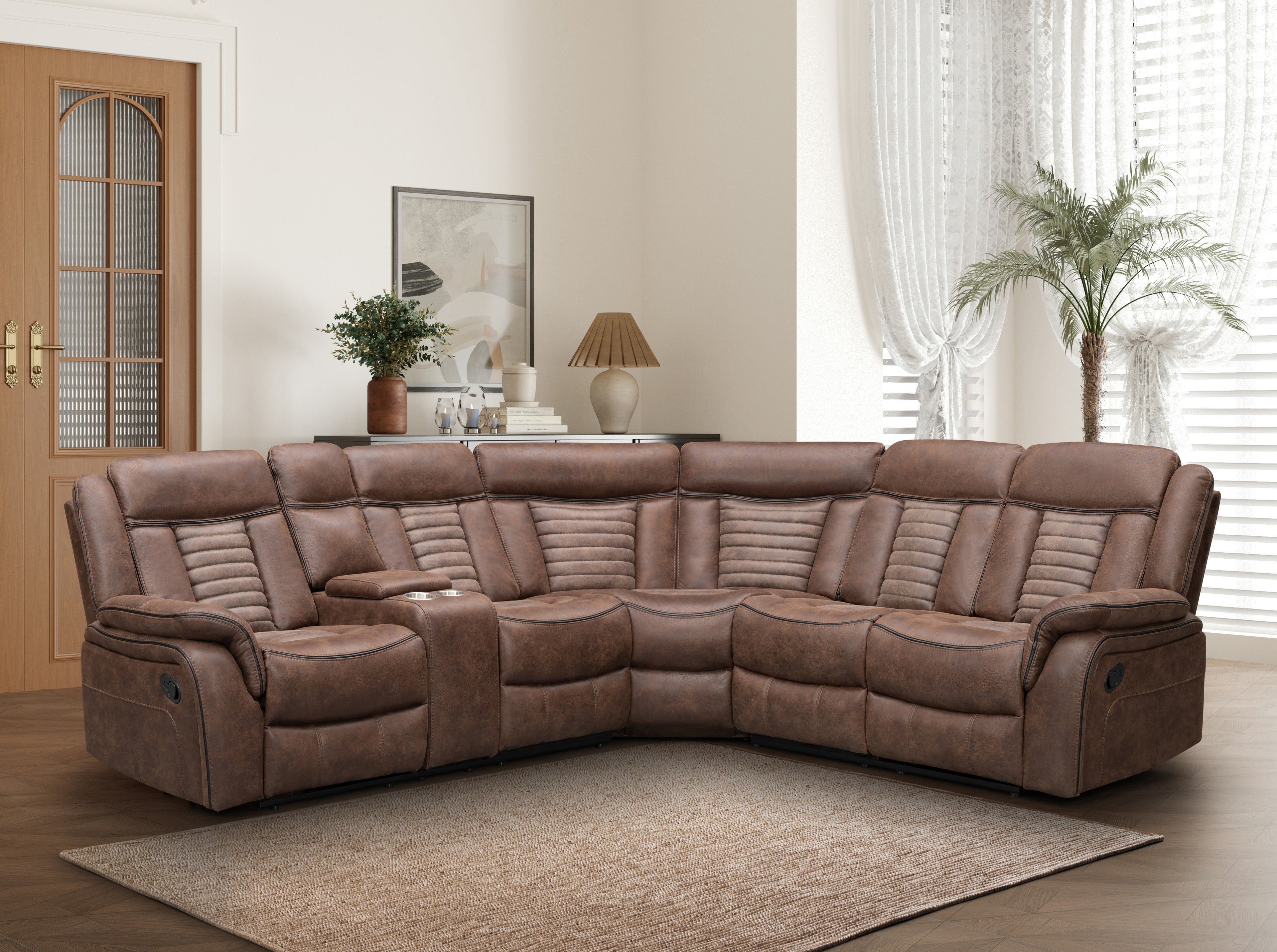 Wyatt 3-Piece Reclining Sectional