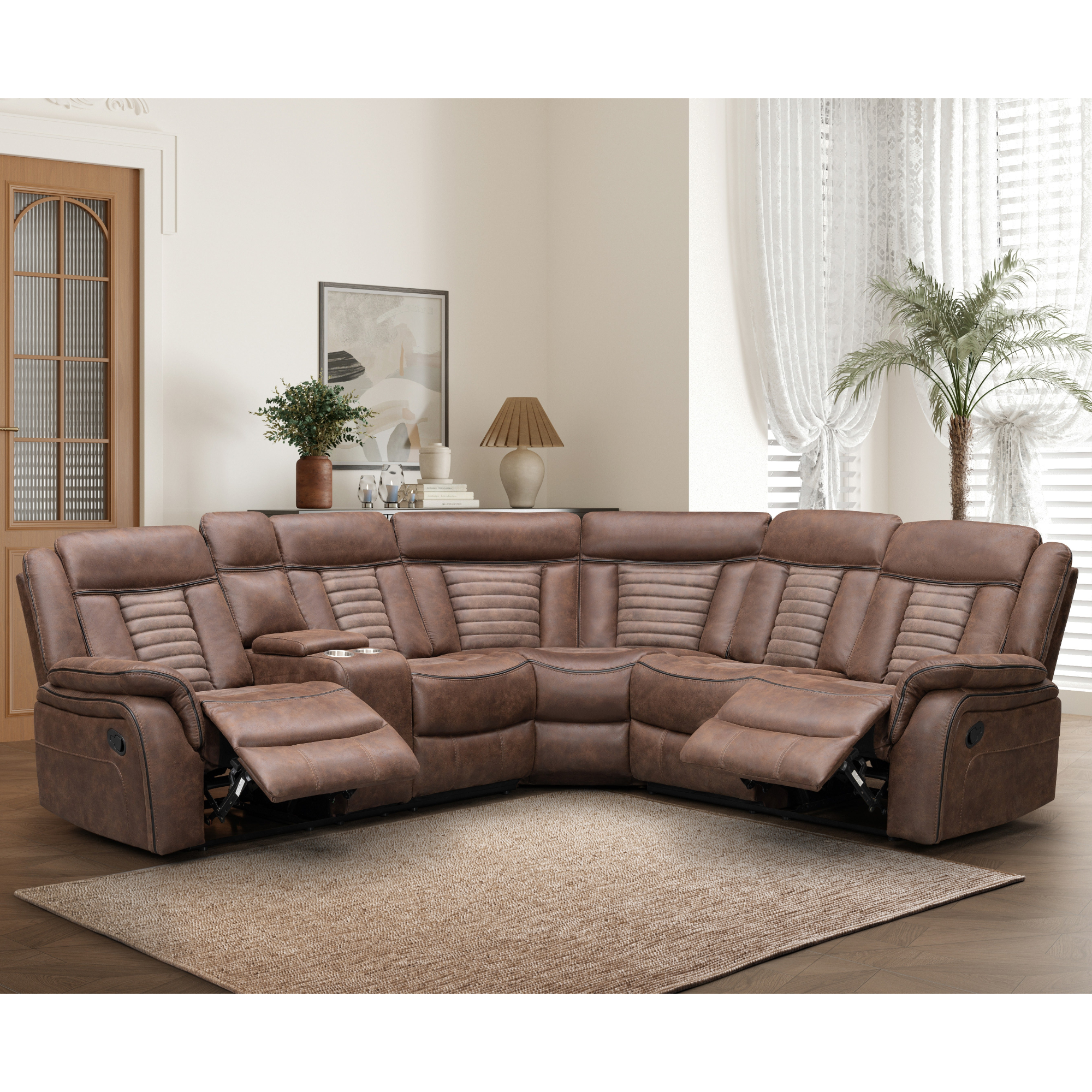 Wyatt 3-Piece Reclining Sectional