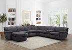 Oasis 4-Piece Power Reclining Sectional with Sleeper