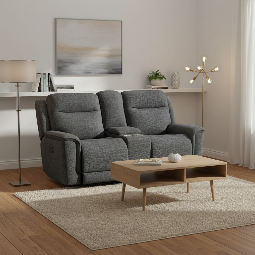 Felix Reclining Console Loveseat