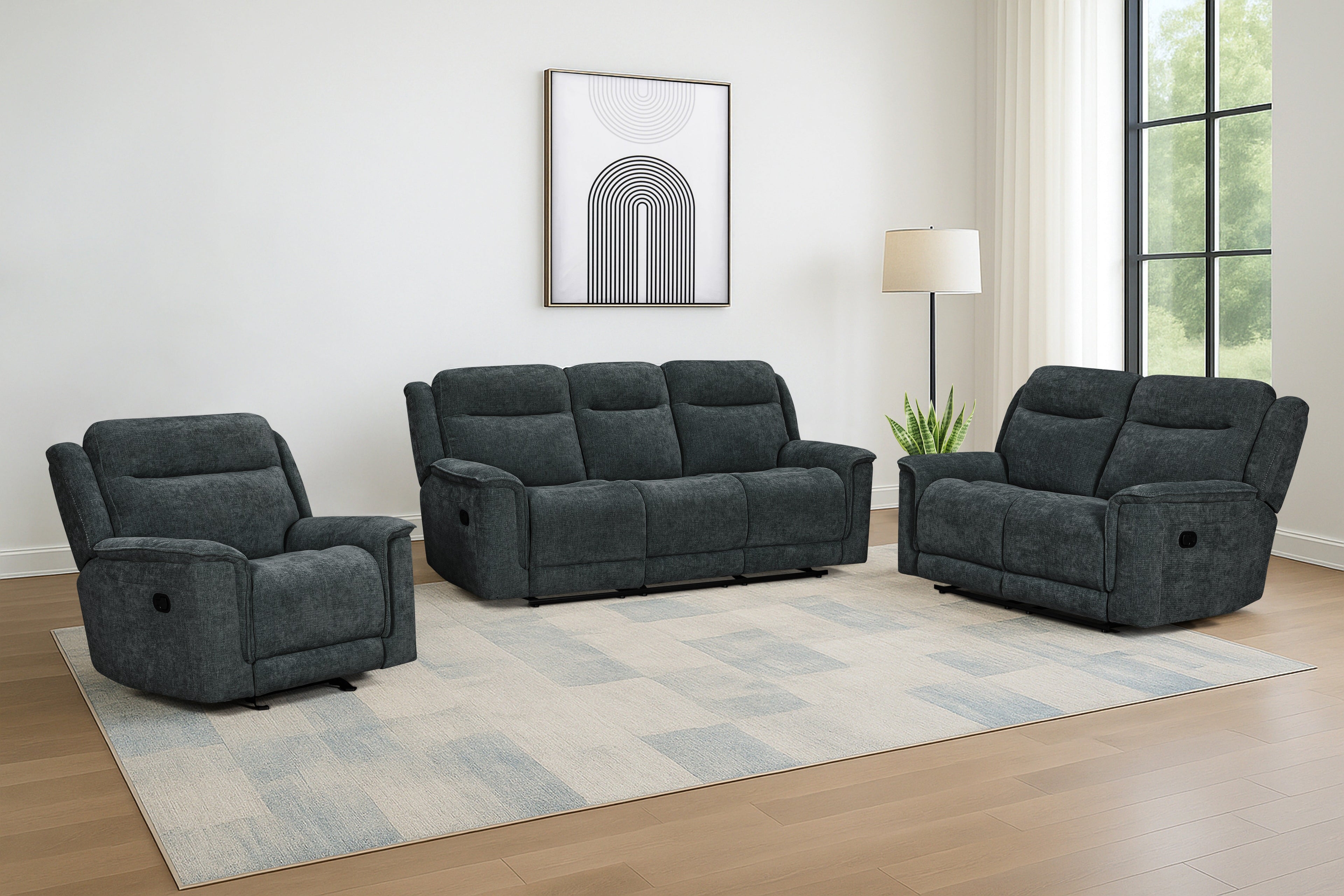 Felix Reclining Console Loveseat