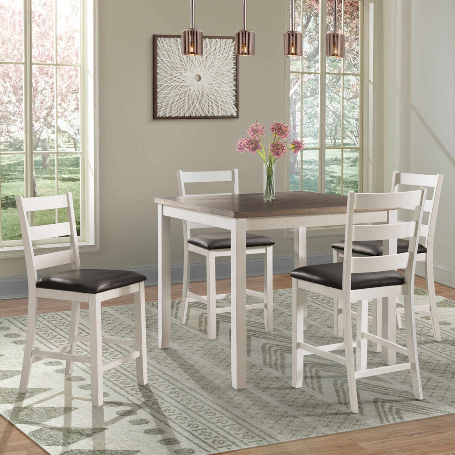 Martin 5-Piece Counter Height Dining Set