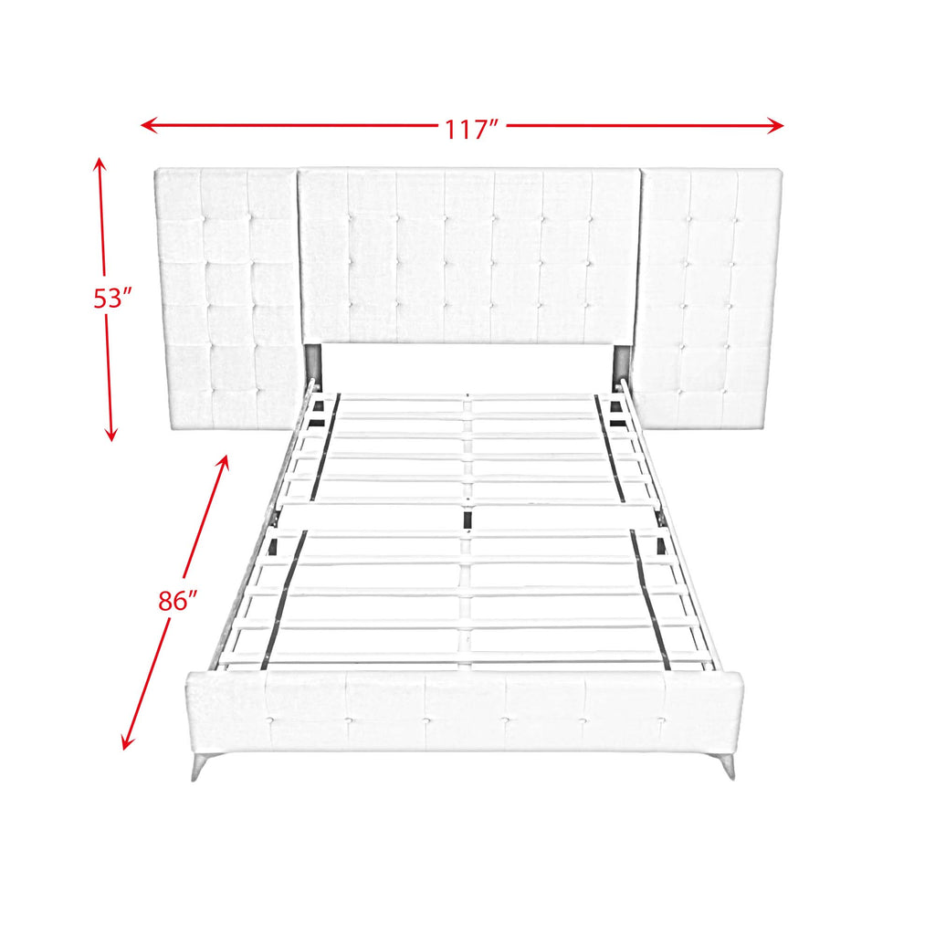 Emma Bed and 2 Nightstands