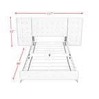 Emma Bed and 2 Nightstands