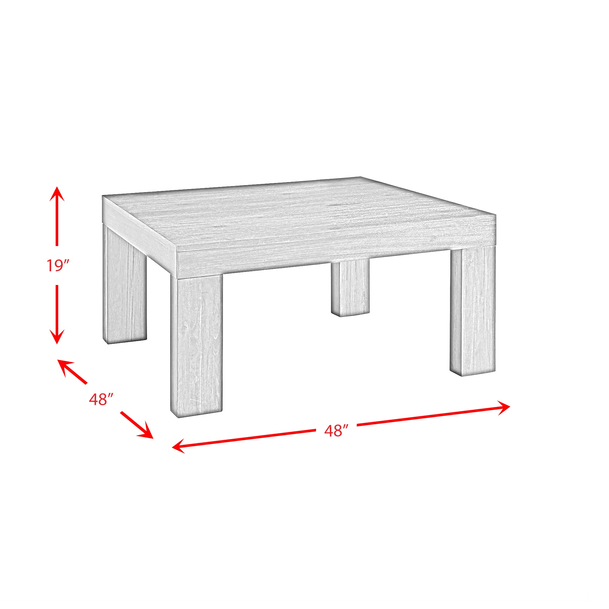 Grady Coffee Table With Casters