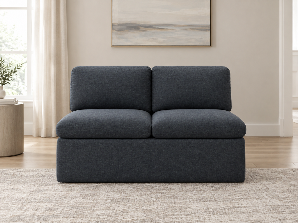 Armless Storage Loveseat