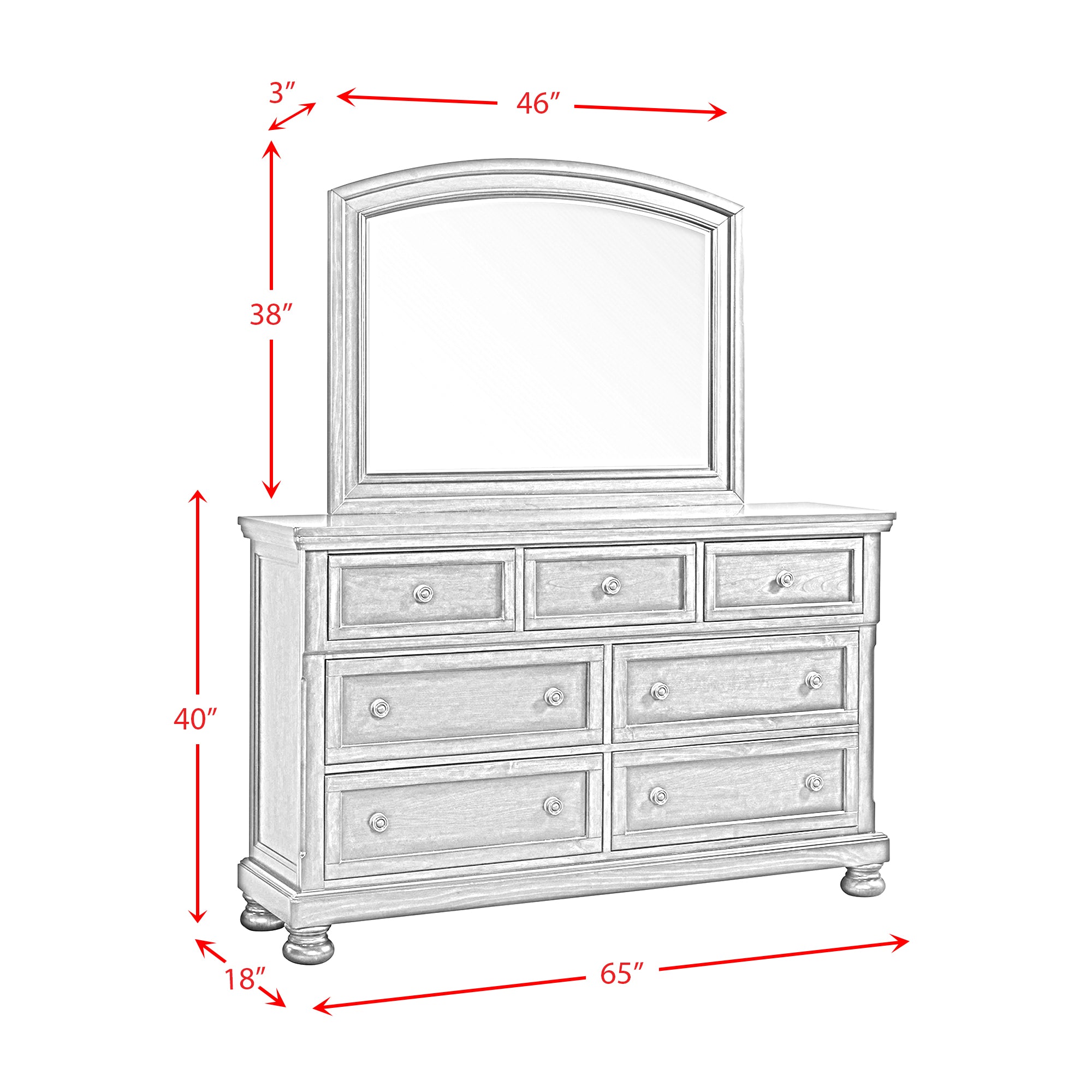 Kingsley 3-Piece Bedroom Set