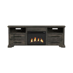 Ironwood 71" TV Stand with Fireplace Insert