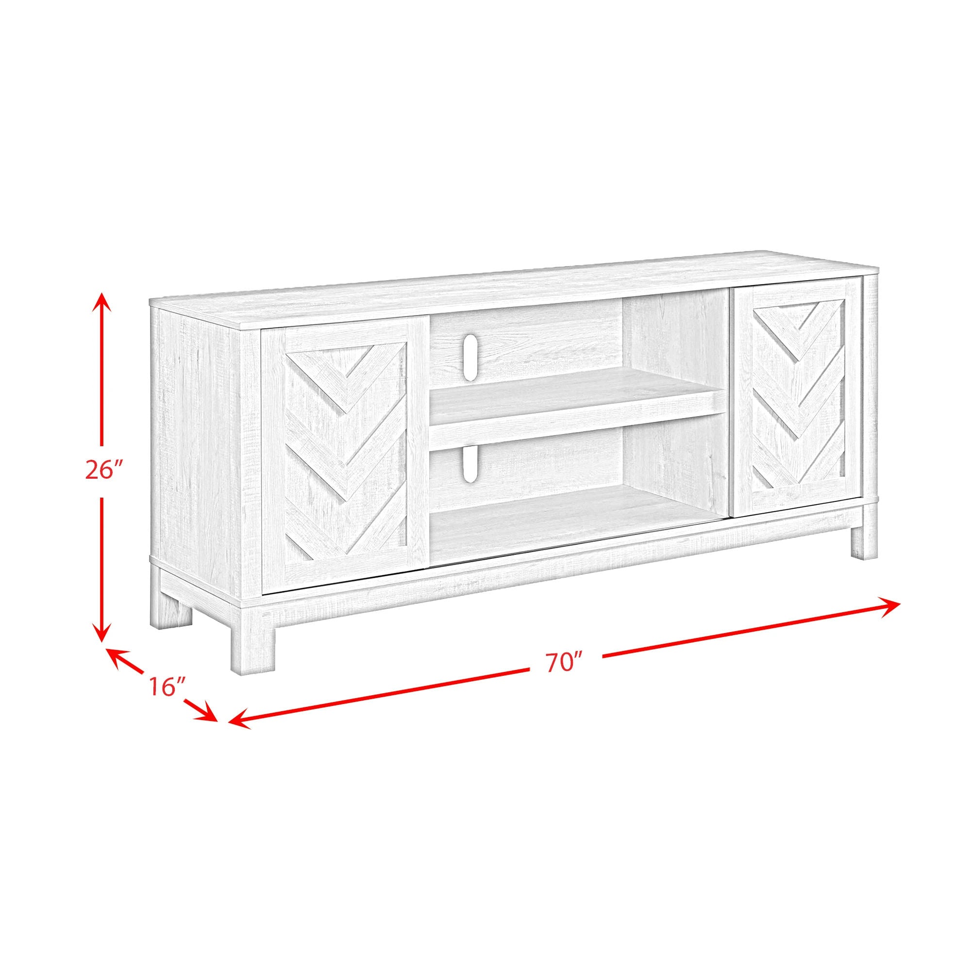 Ellen 70" TV Stand