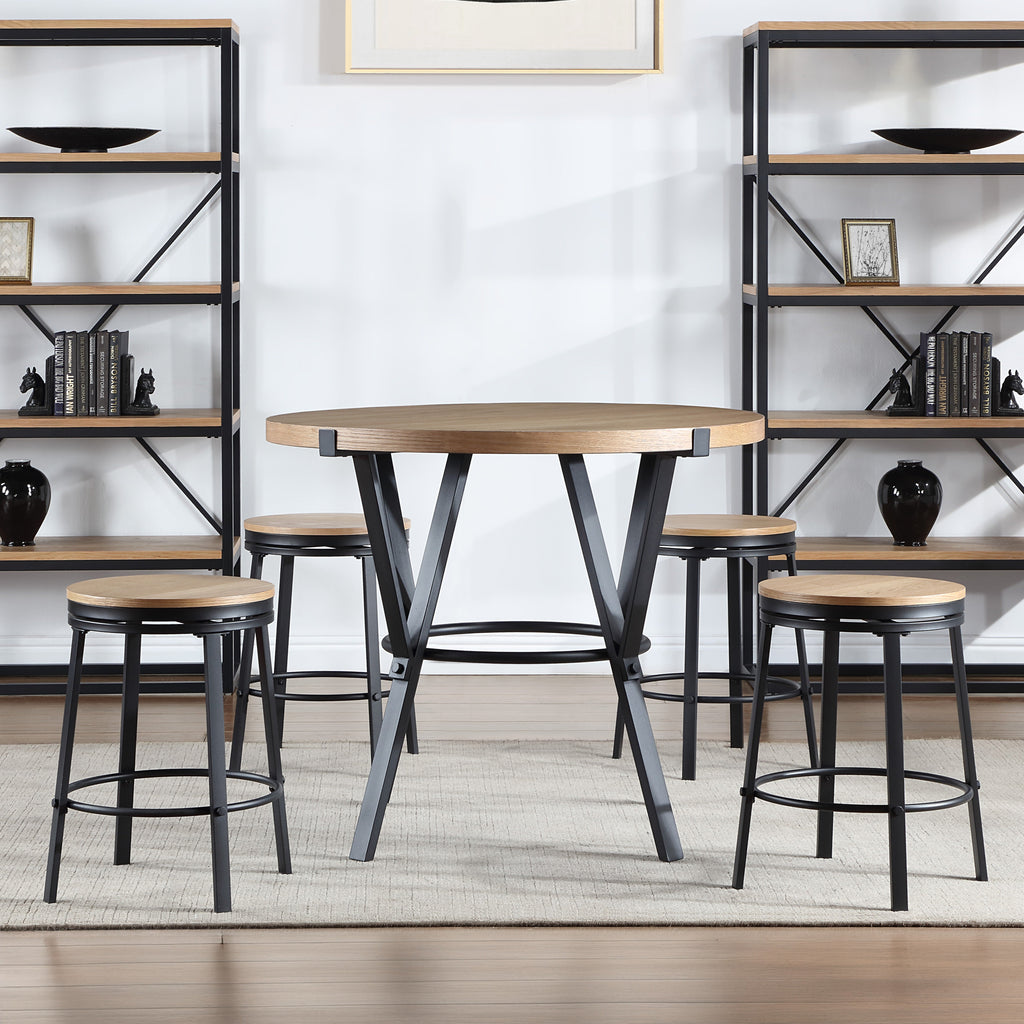Avery 5-Piece Counter Height Dining Set