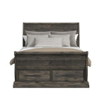 Park Ridge Charcoal Storage Sleigh Bed