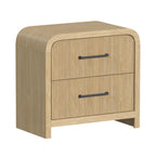 Ridgemont 2-Drawer Nightstand- Natural