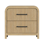 Ridgemont 2-Drawer Nightstand- Natural