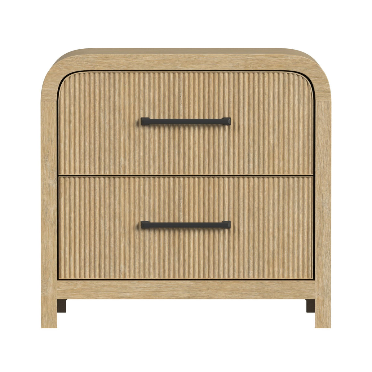 Ridgemont 2-Drawer Nightstand- Natural