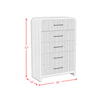 Ridgemont 5-Drawer Chest- Natural