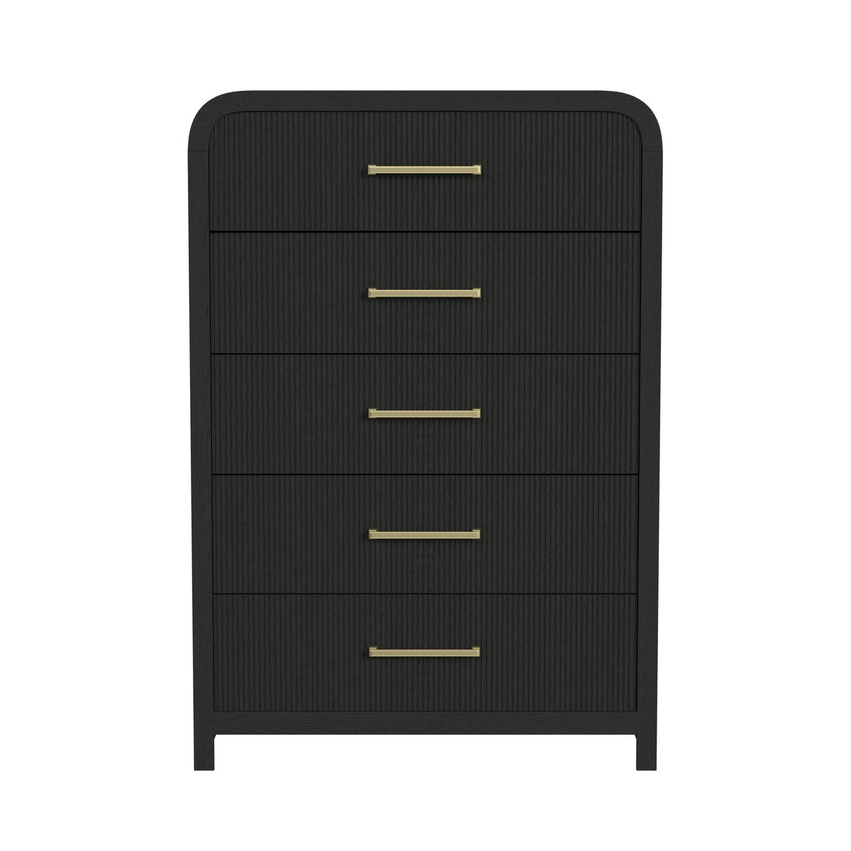 Ridgemont 5-Piece Storage Bed Bedroom Set-Black