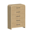Ridgemont 5-Piece Storage Bed Bedroom Set-Natural