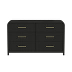 Ridgemont 6-Drawer Dresser- Black