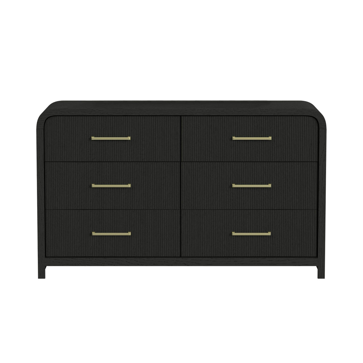 Ridgemont 6-Drawer Dresser- Black