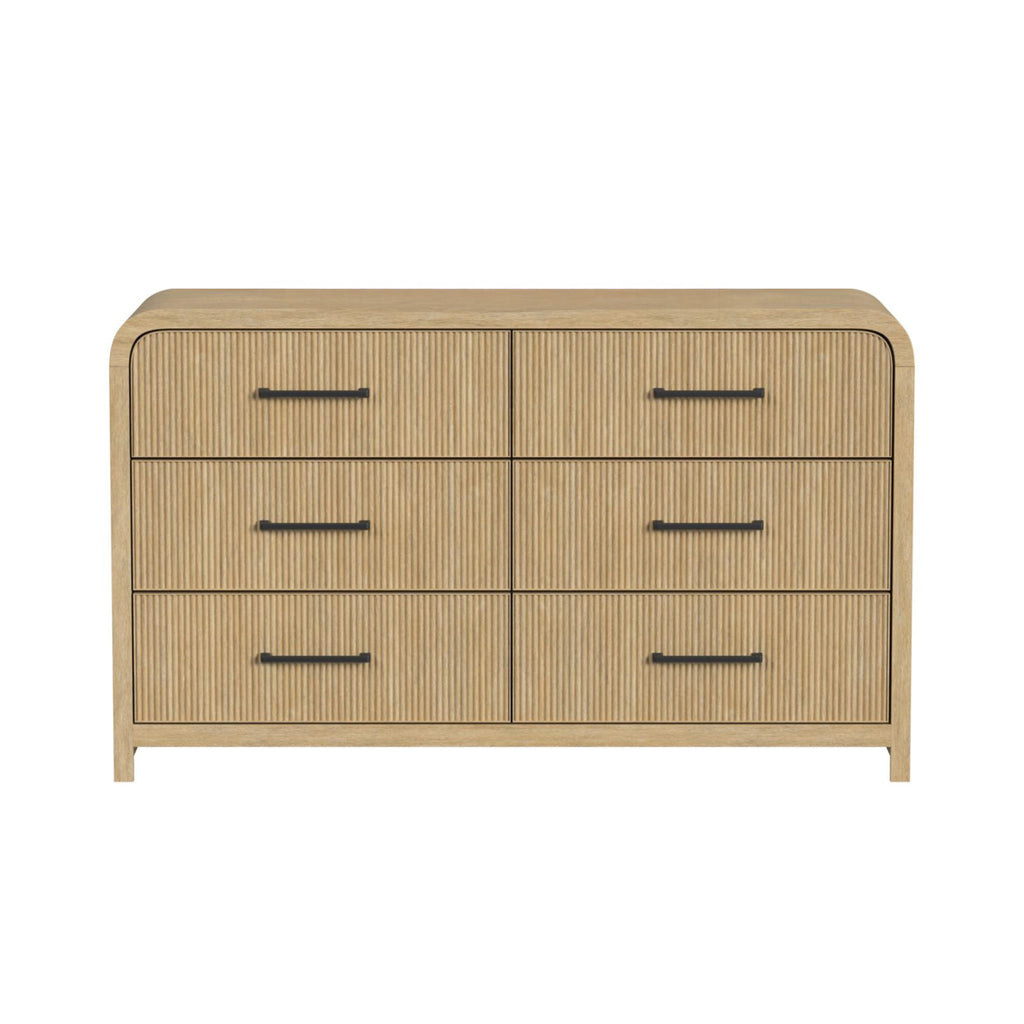Ridgemont 6-Drawer Dresser- Natural