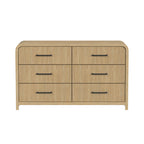 Ridgemont 6-Drawer Dresser- Natural