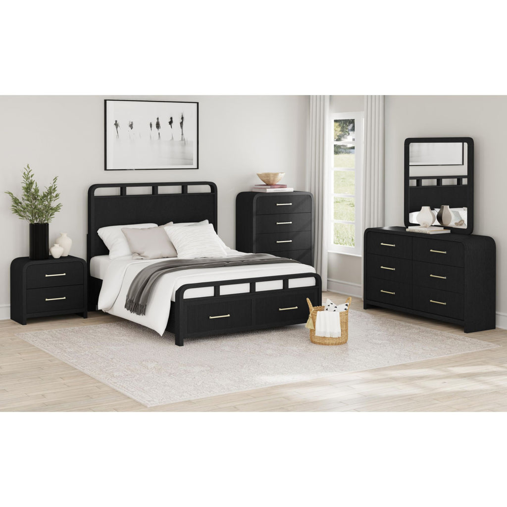 Ridgemont Storage Bed- Black