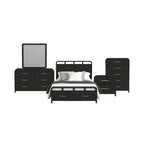 Ridgemont 5-Piece Storage Bed Bedroom Set-Black
