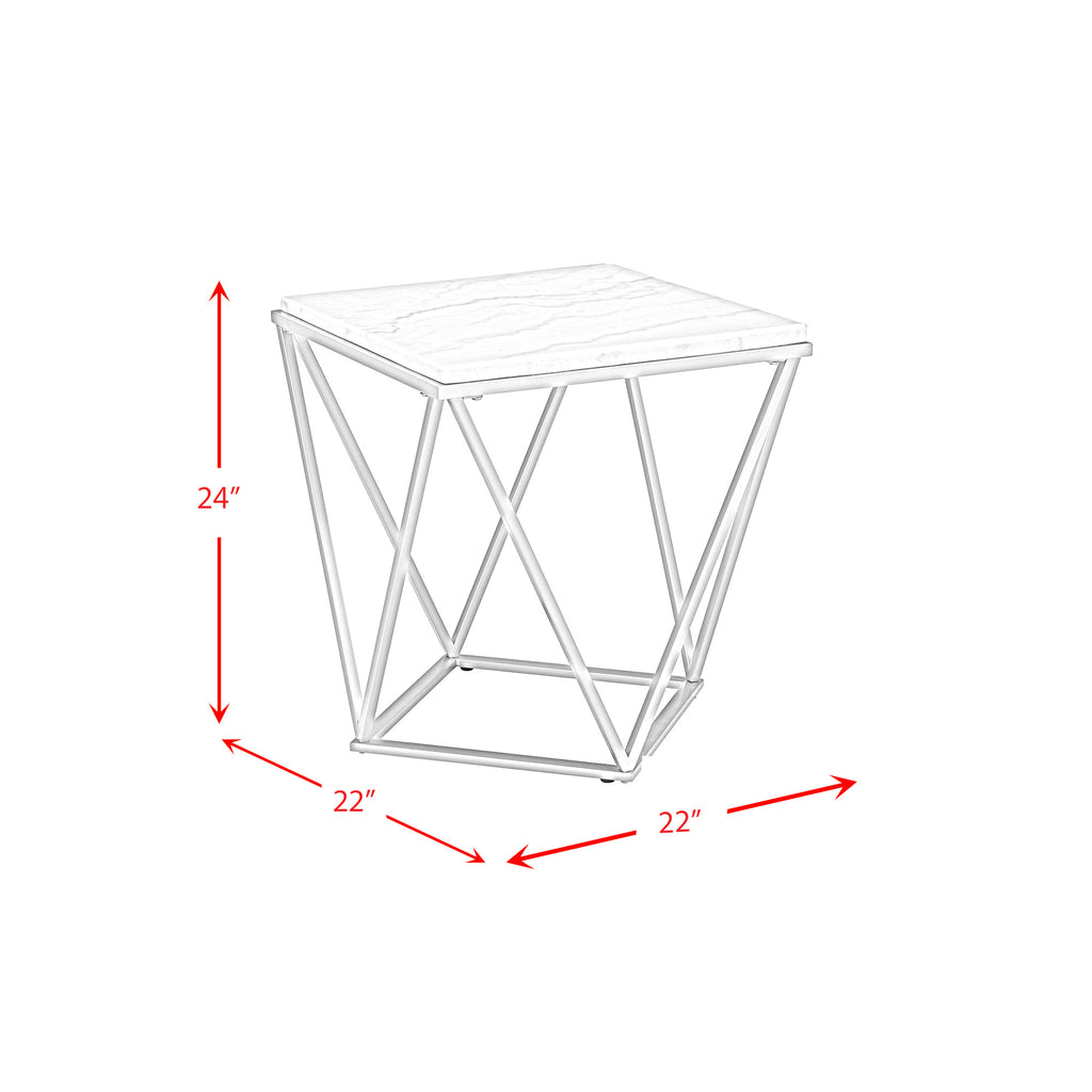 Riko End Table Gold