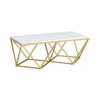 Riko Rectangle Coffee Table Gold
